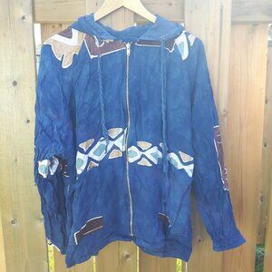 Beautiful Bayou Wear Tribal print Reversible M